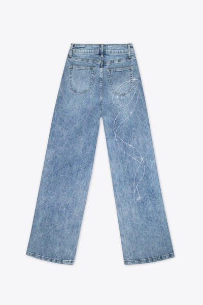 Jeans wide leg azul claro – Avenida Light