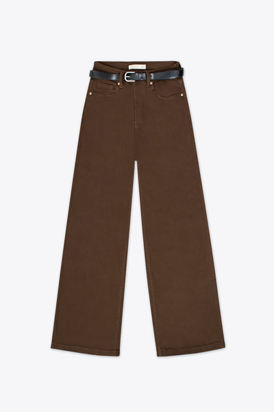 Pantalón wide leg café estilo western – Wild Horizon