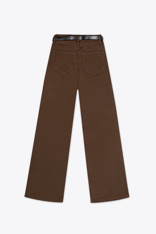 Pantalón wide leg café estilo western – Wild Horizon